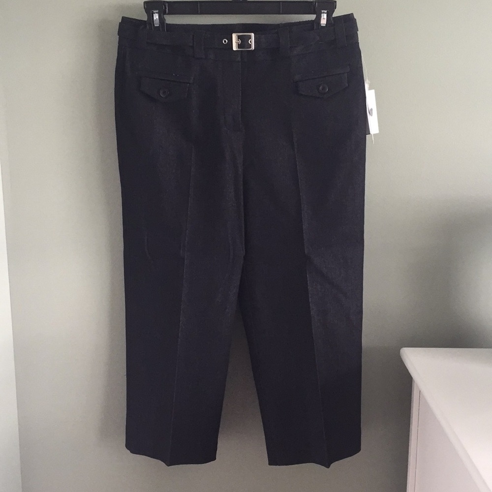 Larry Levine Tailored Crop Pants